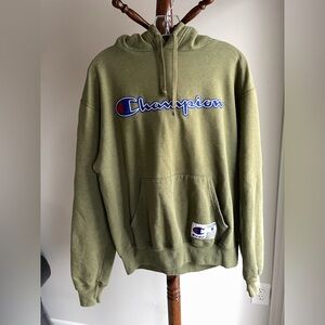 Champion Classic Olive Hoodie for Men